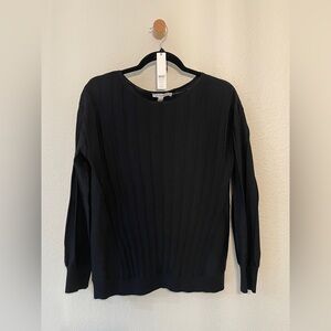 Chico's - Black Crew Neck Sweater Classic Knit
